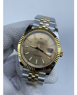 (준비완료/특급배송)NO.3203/롤렉스 데이저스트 41 126334 콤비 옐로우골드 샴페인골드 바인덱스 QP공장