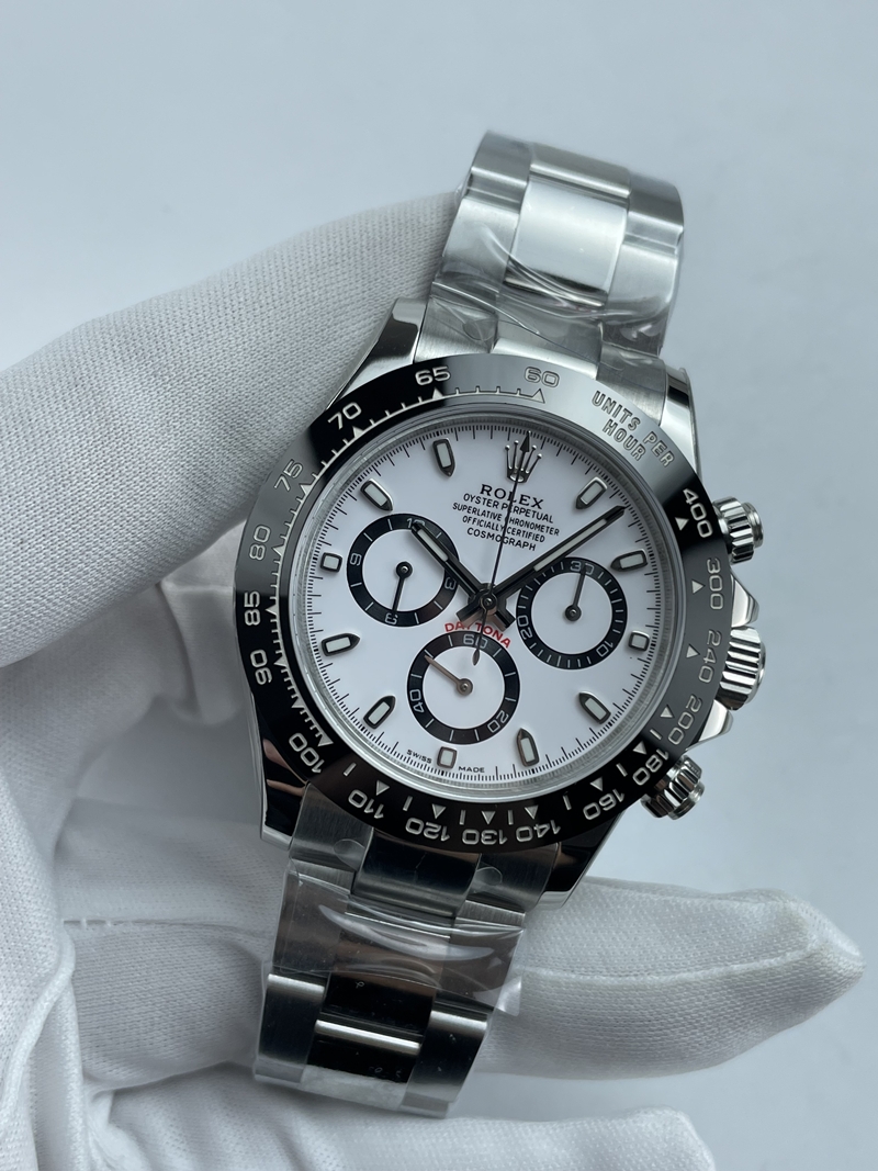 (준비완료/특급배송)NO.3614/초특급 갓성비 데이토나 스틸 세라믹베젤 화이트